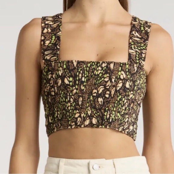 A.L.C. Tops - A.L.C. NWT Cielo Smocked Crop Tank NWT Size 8